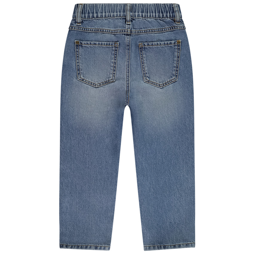 Jean regular con cintura elástica niño 