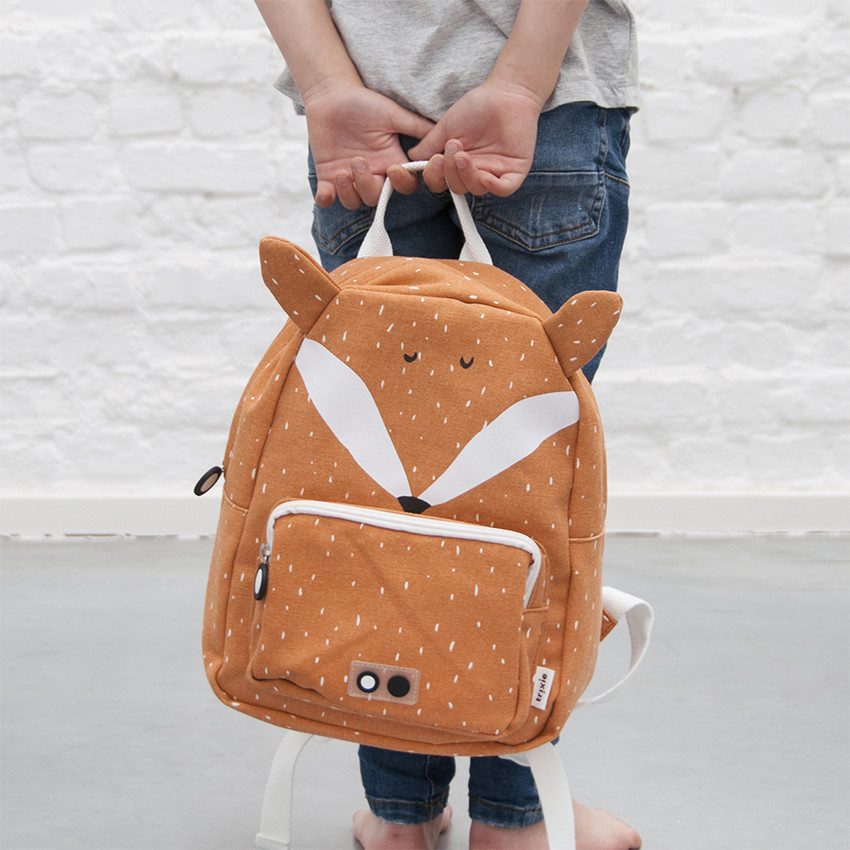 Mochila de algodón para bebé Mr. Fox 