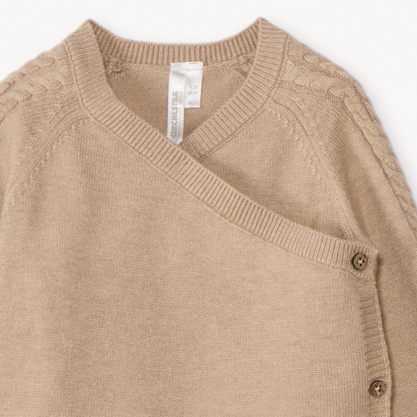 Ensemble 3 pièces en tricot pour bébé fille 