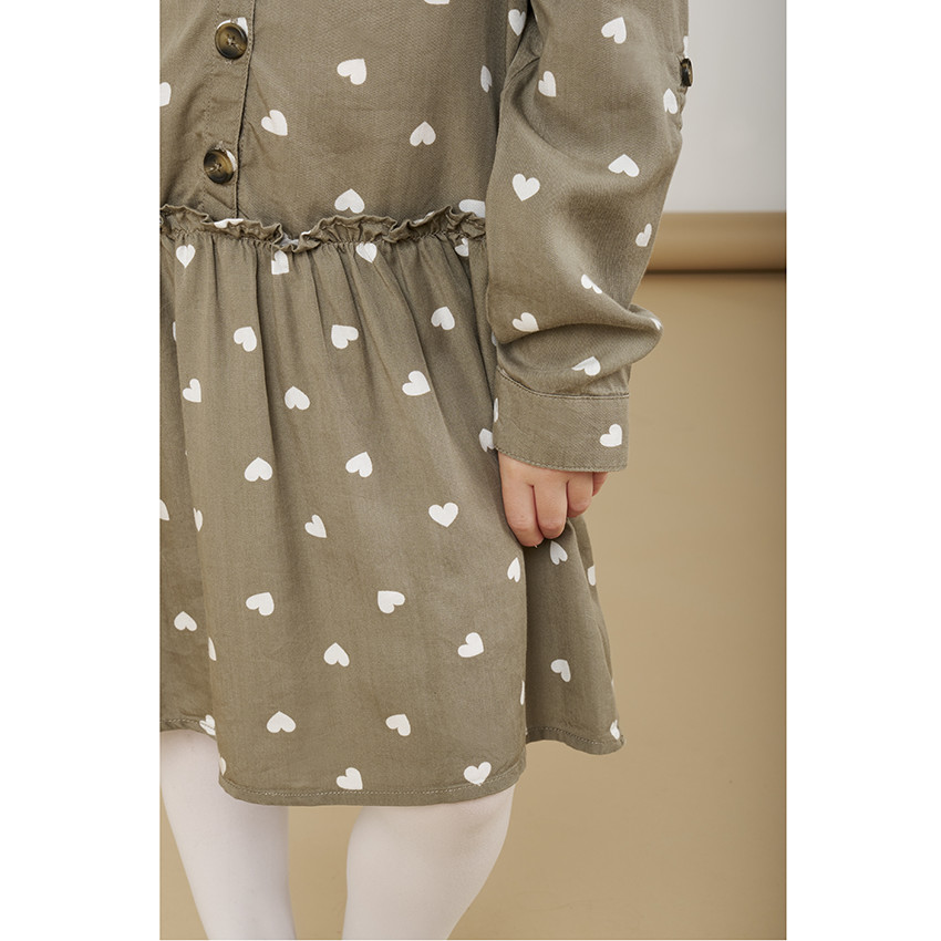 Vestido manga larga lyocell  Additional Vestido manga larga lyocell