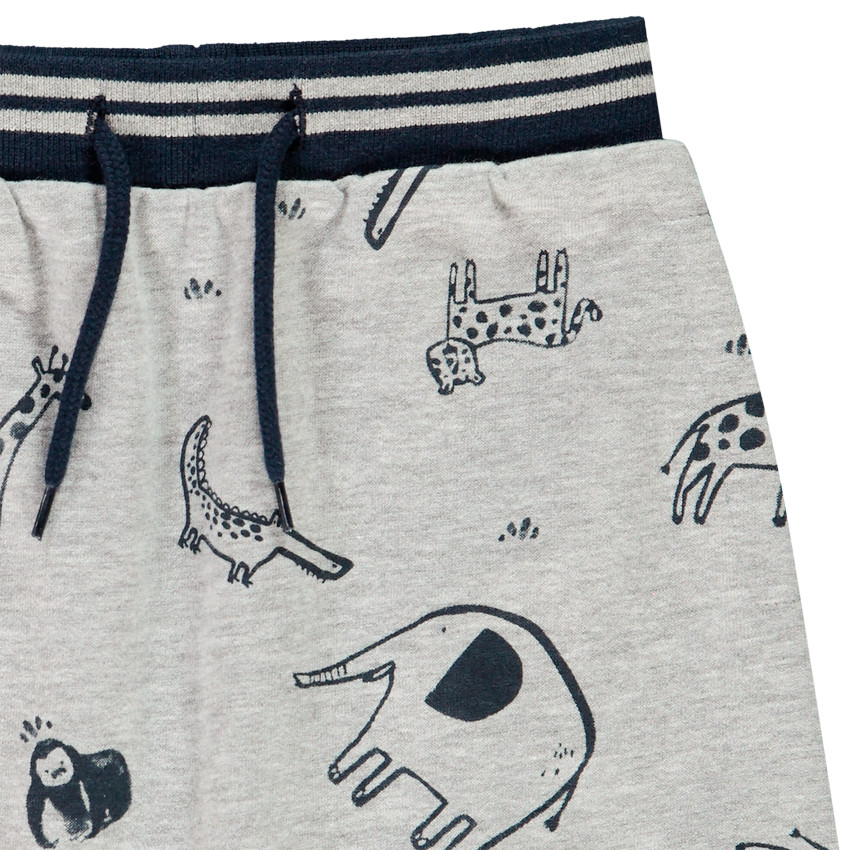 Pantalon de jogging motif animaux pour bébé garçon Main Pantalon de jogging motif animaux pour bébé garçon