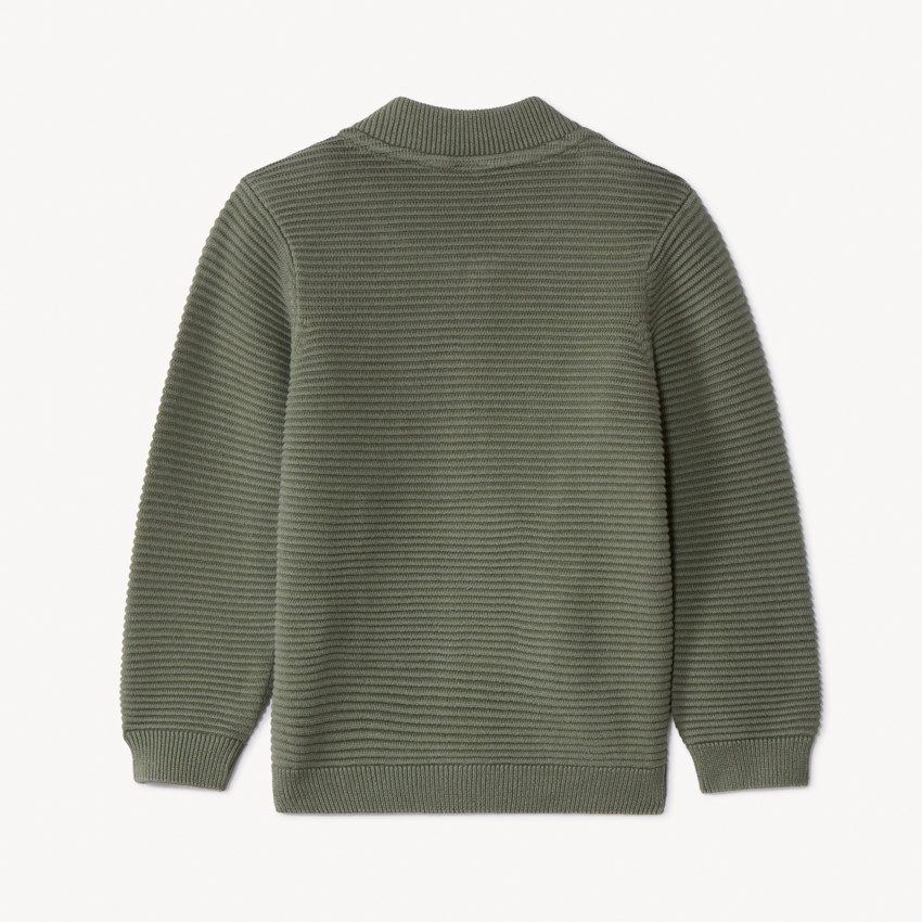 Chaleco de punto fantasía con bolsillos para bebé niño 