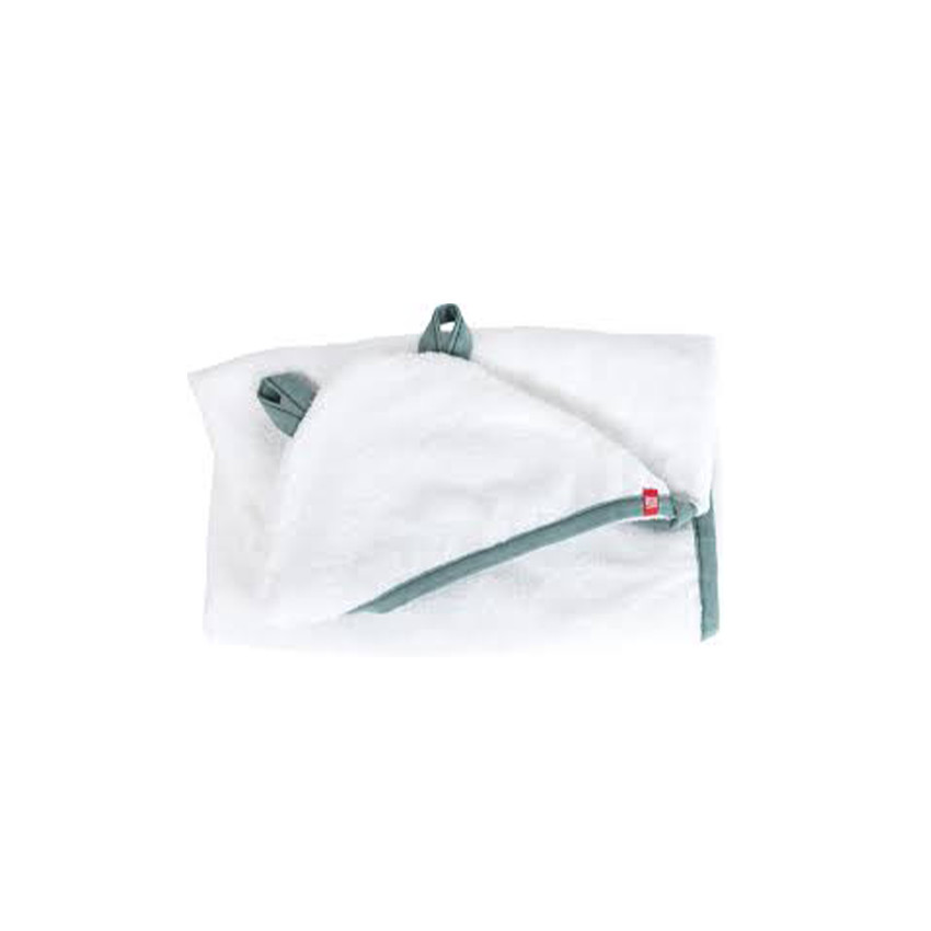 Capa de baño Pure blanco/azul petróleo 