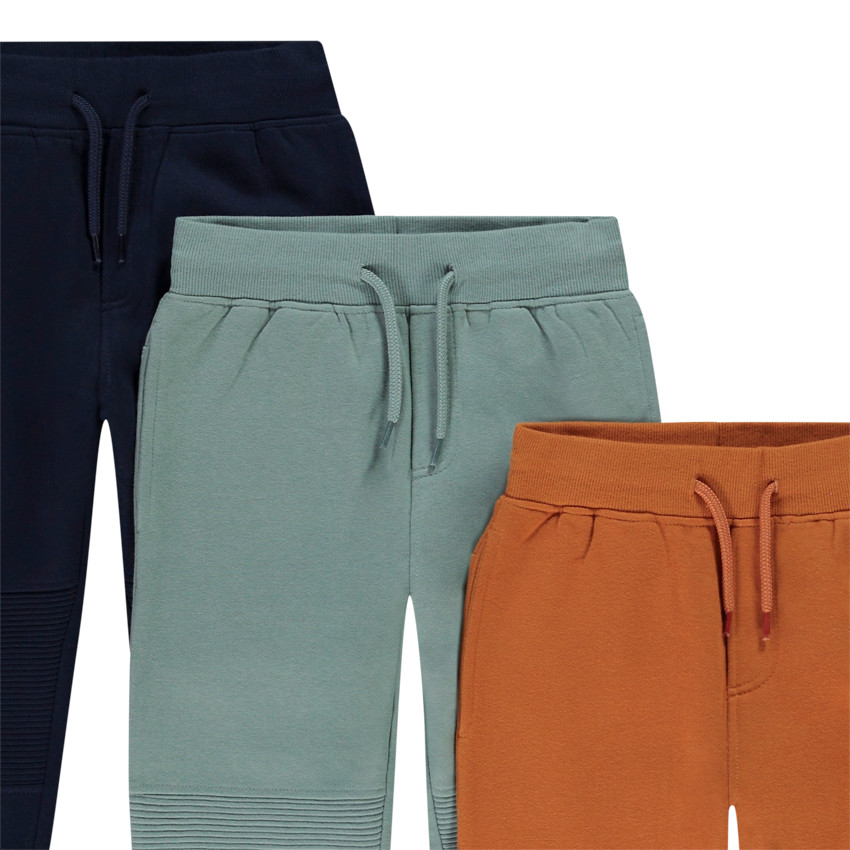 Pack de 3 pantalones jogging de felpa para niño 