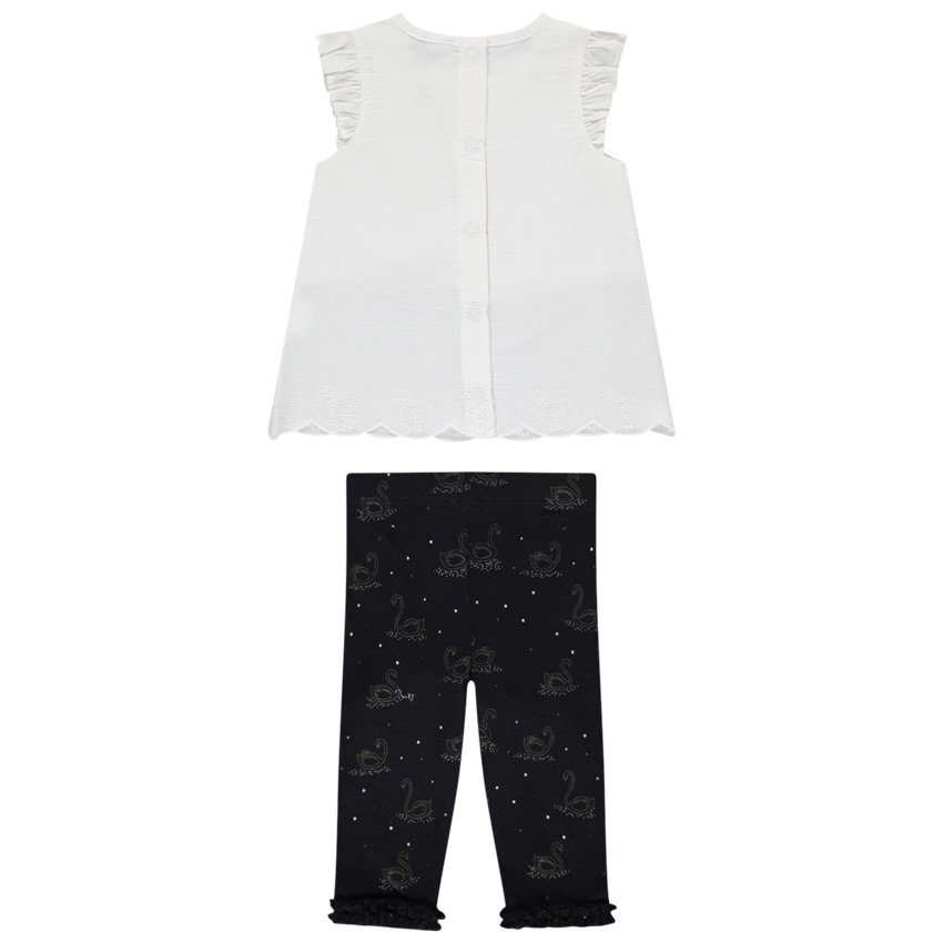 Conjunto Camiseta y legging estampados cisnes  Additional Conjunto Camiseta y legging estampados cisnes