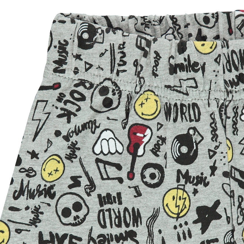 Pijama de punto con estampado de ©Smiley 