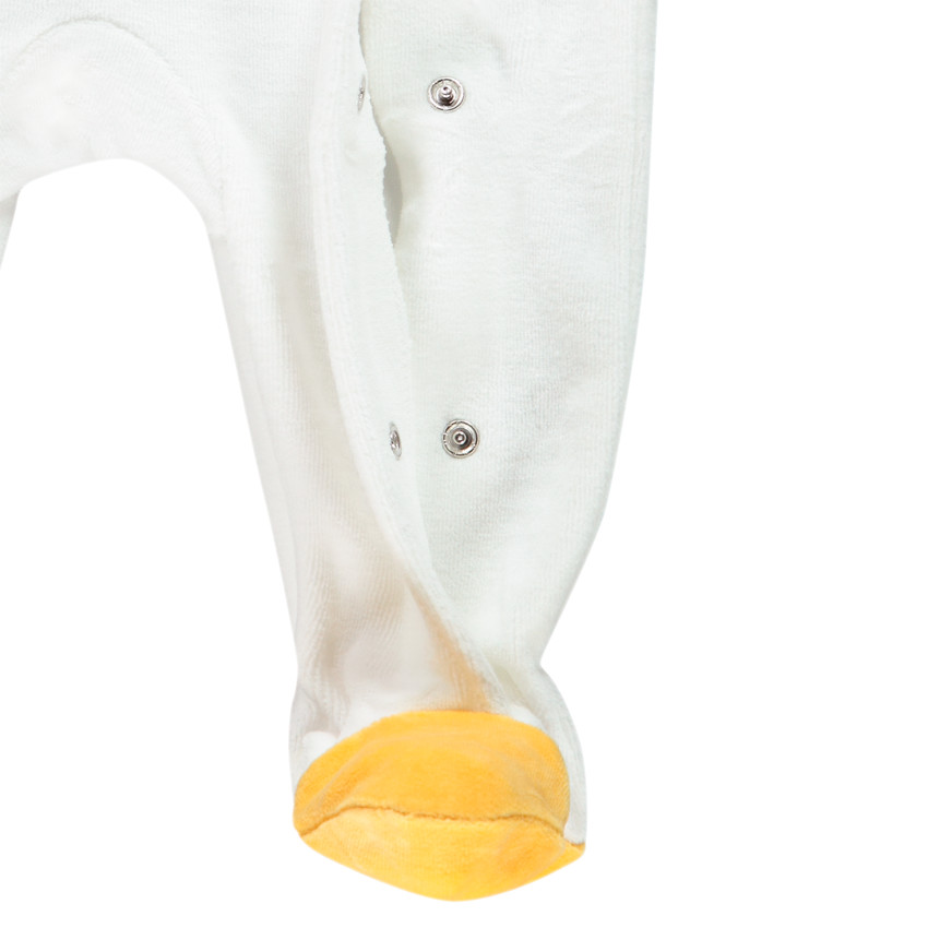 Pelele de terciopelo con bordado de luna para bebé niña 