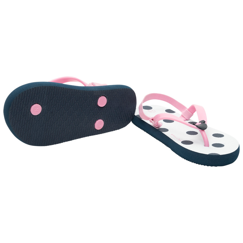Chanclas con estampado de lunares y parche de Minnie Disney para niña con tira según la edad  Additional Chanclas con estampado de lunares y parche de Minnie Disney para niña con tira según la edad
