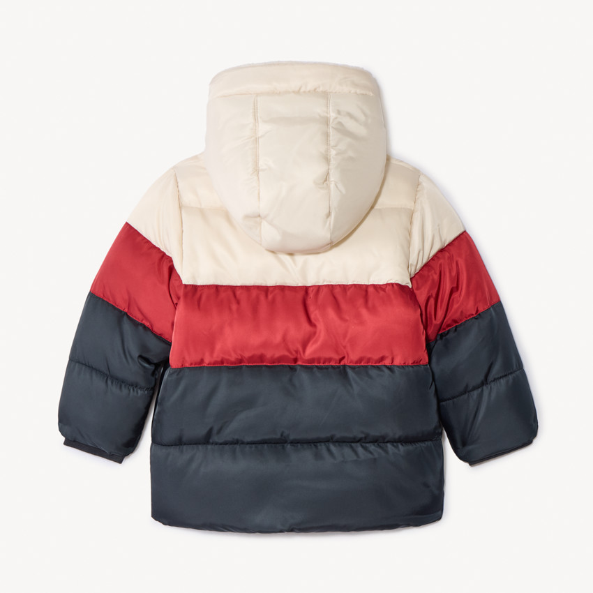 Doudoune matelassée effet color block doublée sherpa pour bébé garçon 