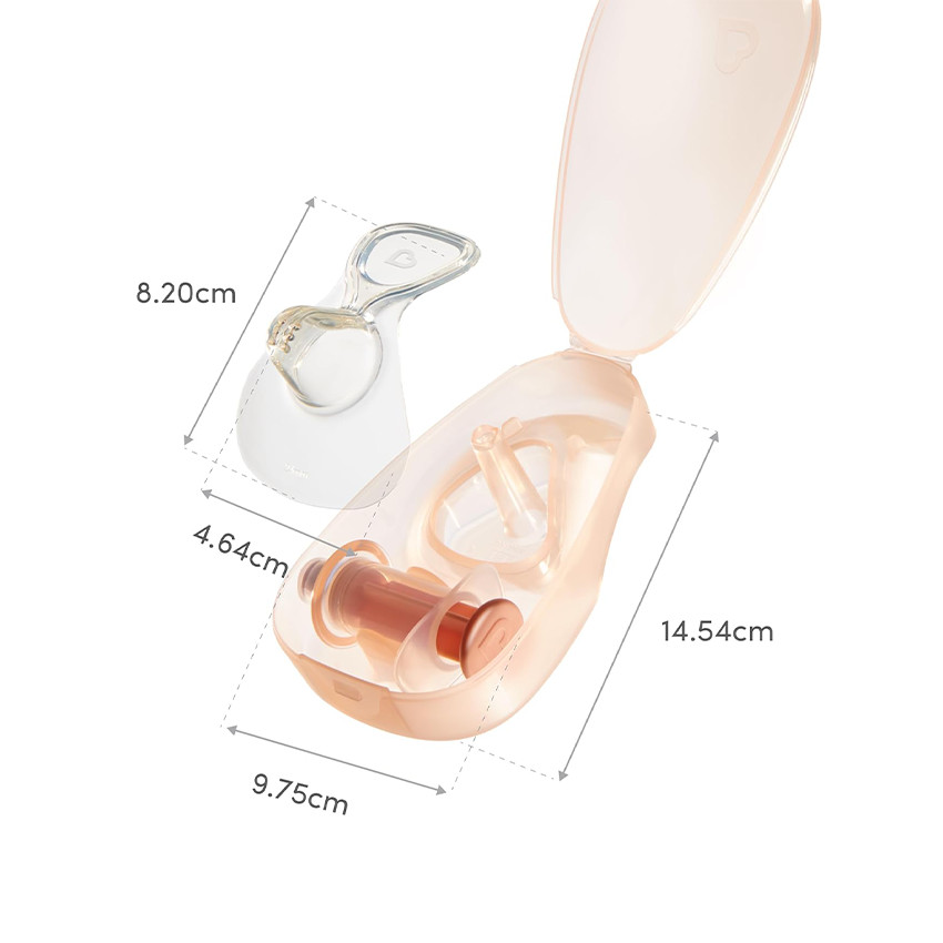 Pezonera Flow + con canal transparente TS 16mm 