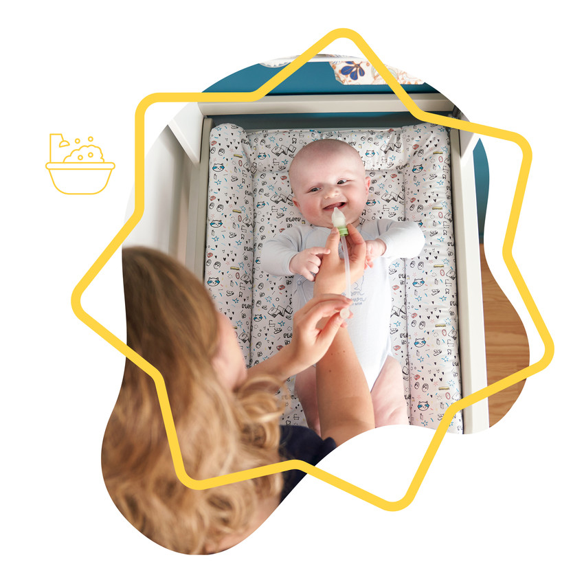 Mouche-bébé manuel souple 