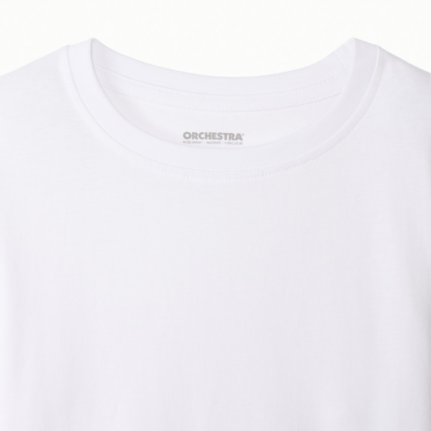 Lote de 3 camisetas lisas de manga larga para niño 