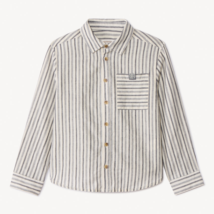 Camisa de manga larga con mangas retráctiles para niño 