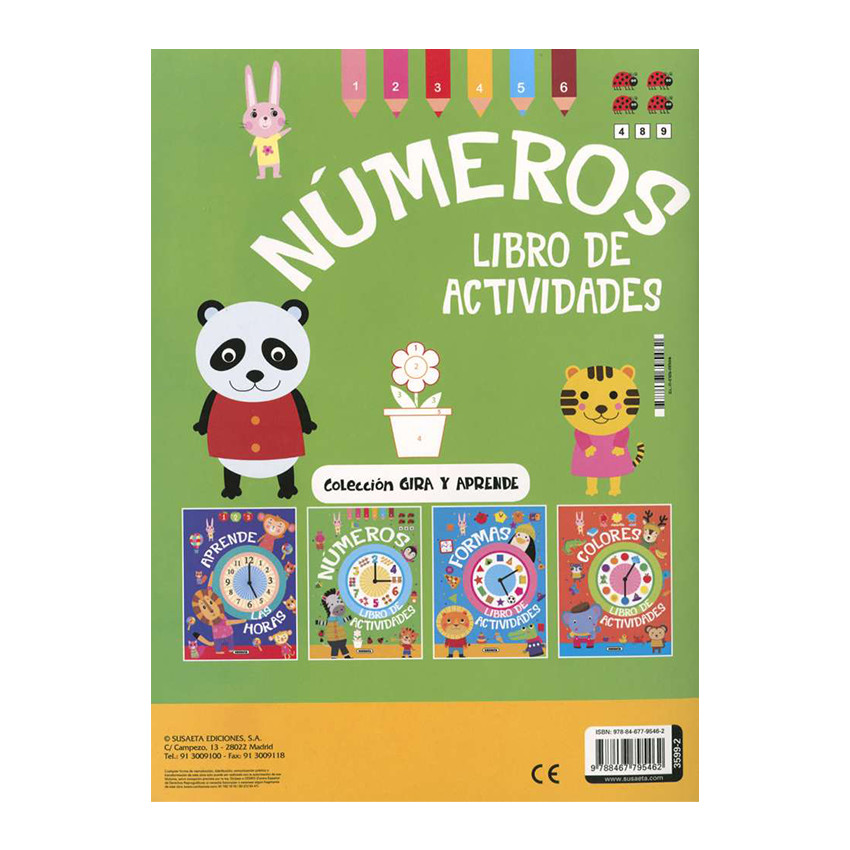 Libro de actividades Números +4 años 