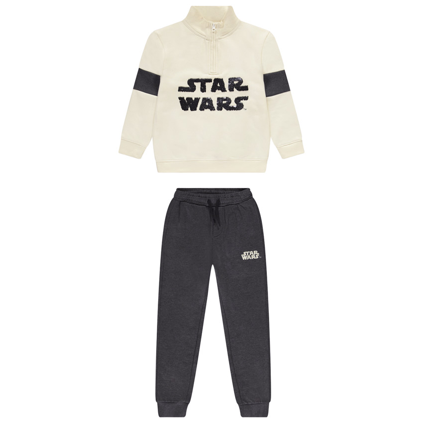 Conjunto de jogging + sudadera Star Wars con lentejuelas mágicas para niño 