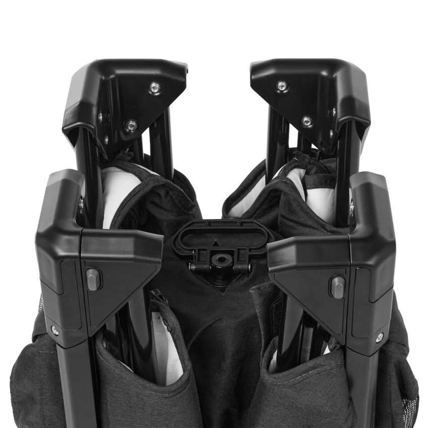 Cama de viaje con cododo Sleepli - Negro 