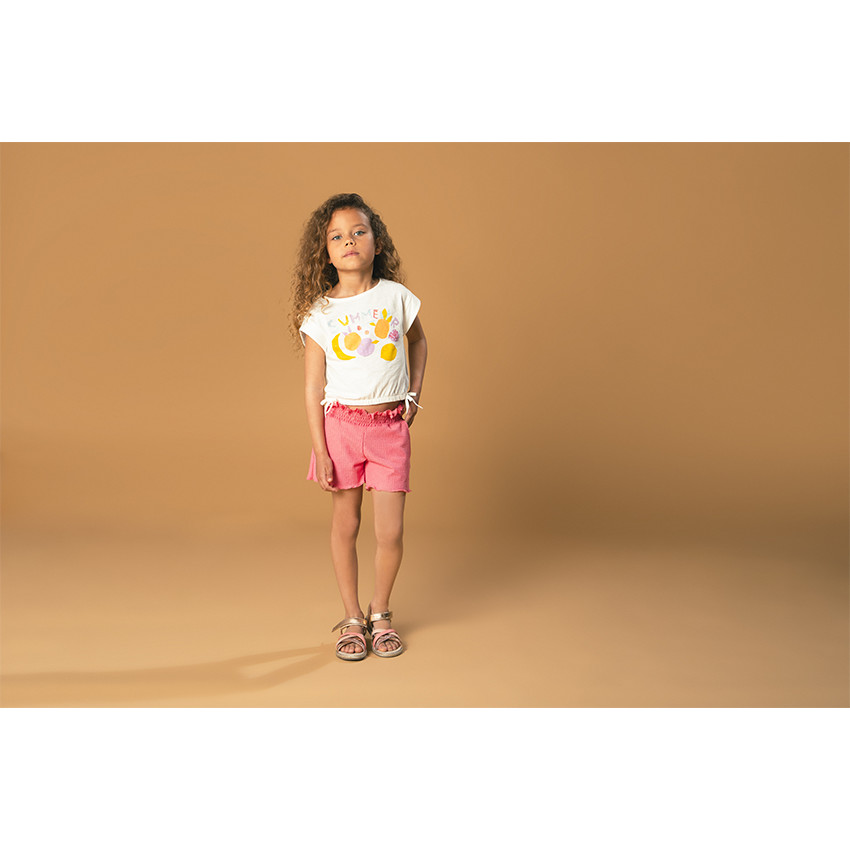 Short de jersey arrugado para niña  Additional Short de jersey arrugado para niña