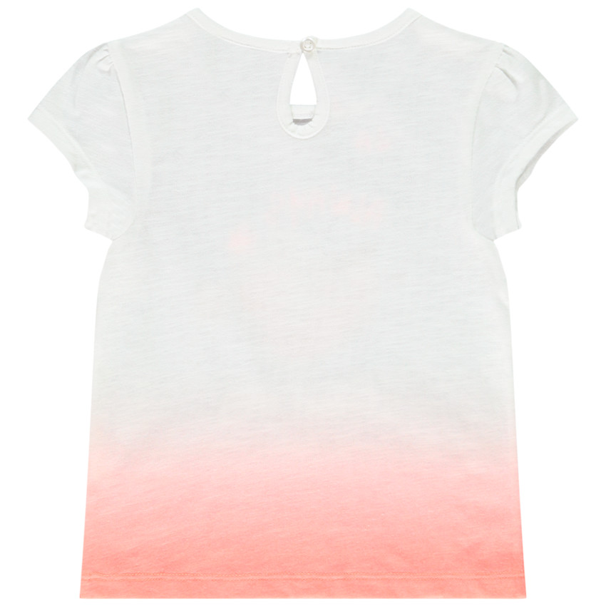Camiseta de manga corta con estampado de frutas para bebé niña 