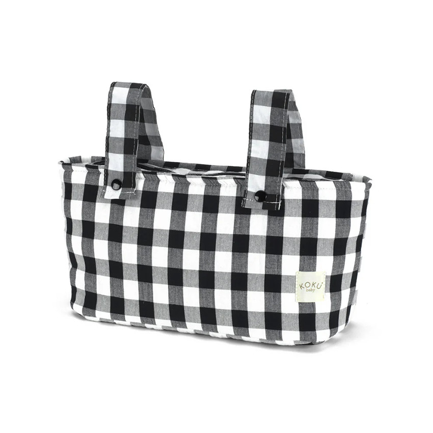 Bolso carrito Mini Vichy - Negro 