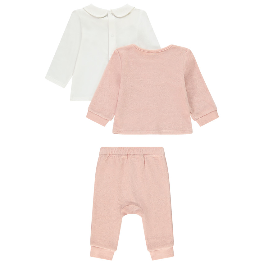 Conjunto camiseta cuello babero, chaqueta y pantalón  Additional Conjunto camiseta cuello babero, chaqueta y pantalón