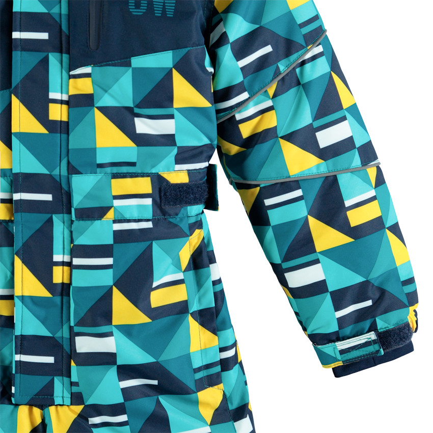 Mono de esquí estampado con forro micropolar 