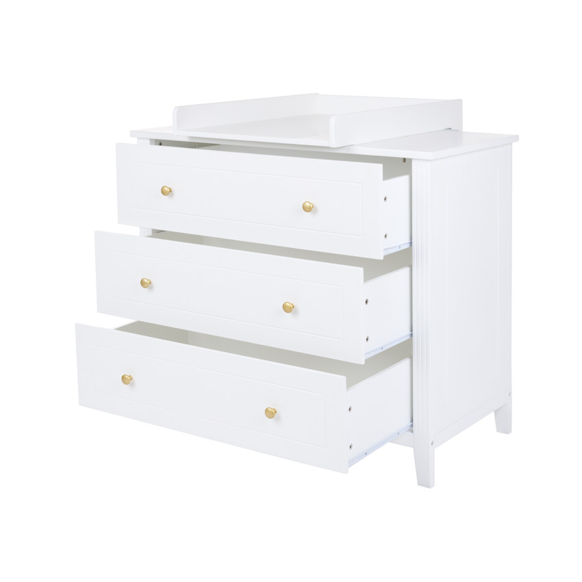 Cambiador blanco para cómoda Noah 2.0/Charlie/Mae 