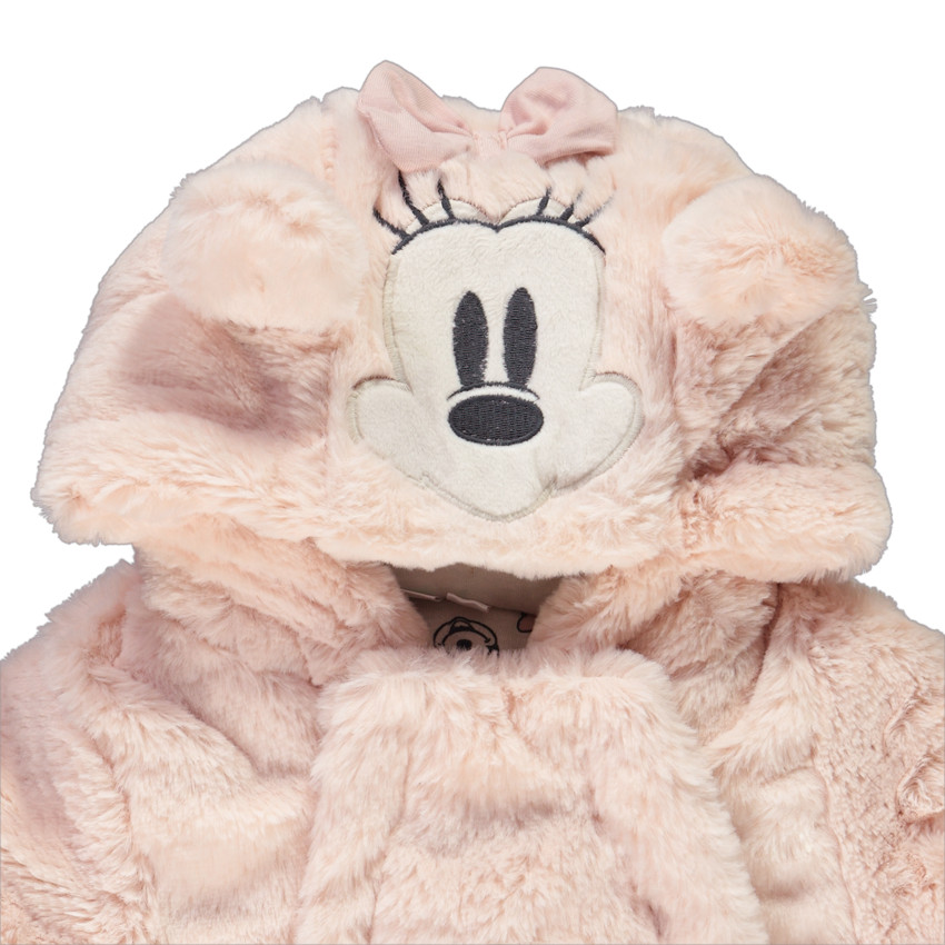 Pelele piloto de sherpa Minnie Disney para bebé niña con acabados diferentes según la edad 