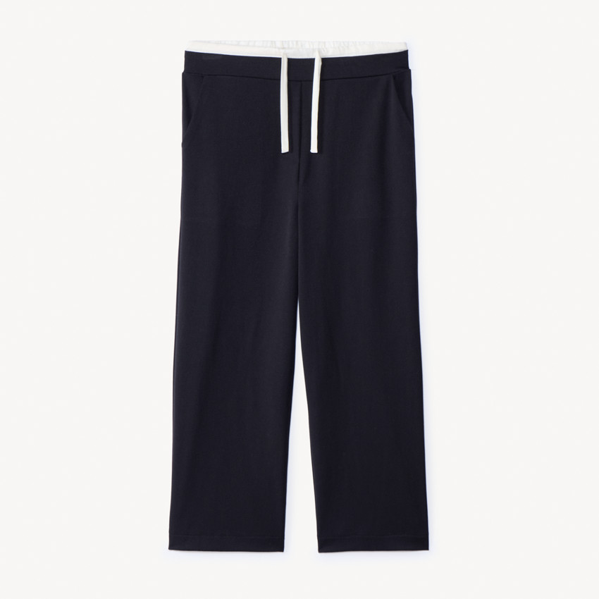 Pantalón efecto 2 en 1 de franela niña 