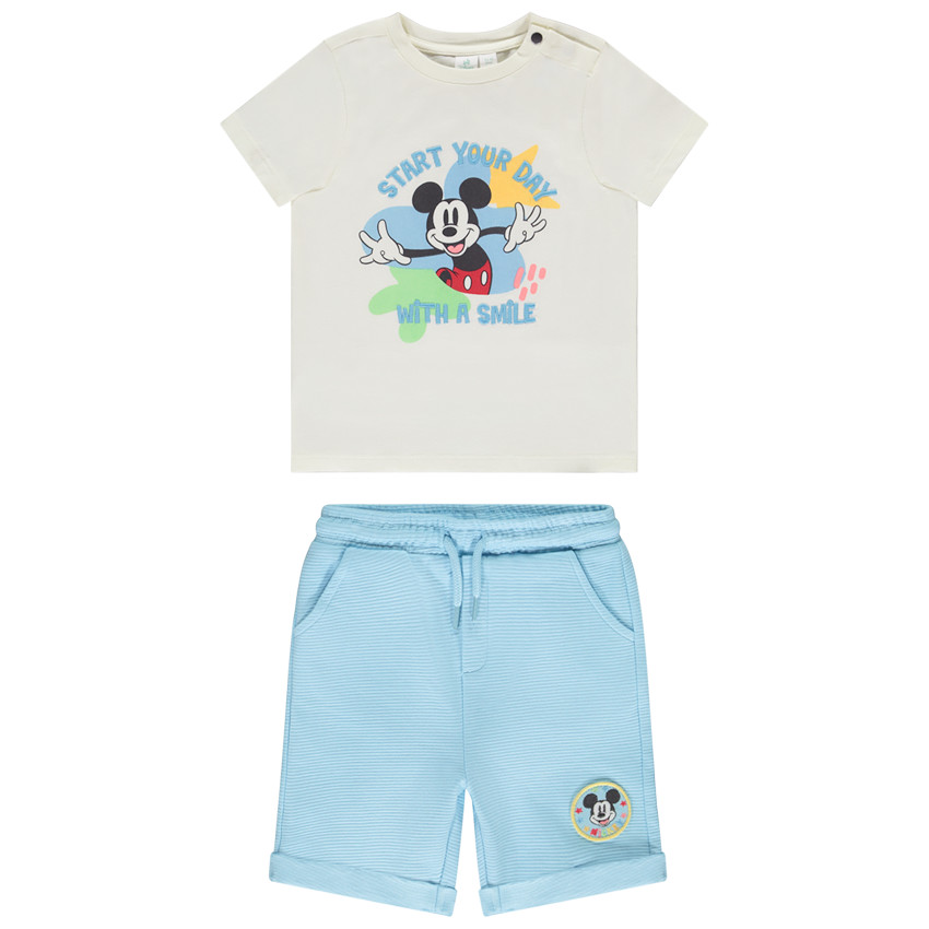 Conjunto camiseta + bermudas Mickey Disney para bebé niño  Additional Conjunto camiseta + bermudas Mickey Disney para bebé niño