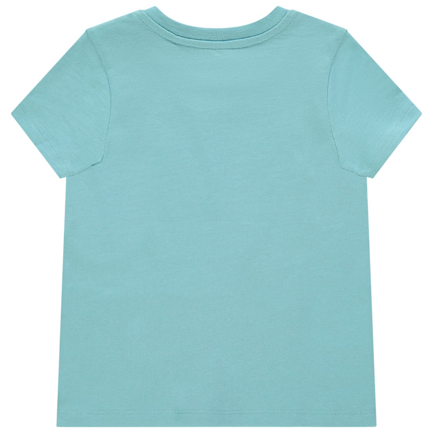 T-shirt manches courtes print ananas et skate en bouclette 