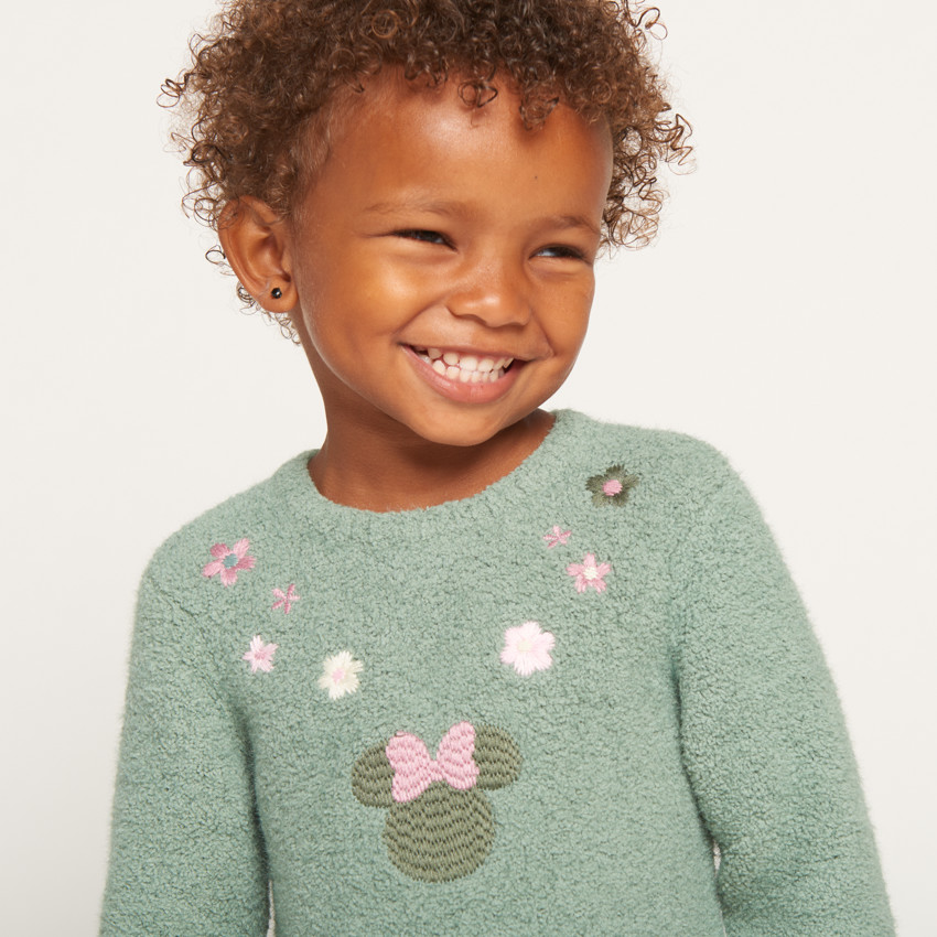 Robe tricot manches longues Minne Disney pour bébé fille 