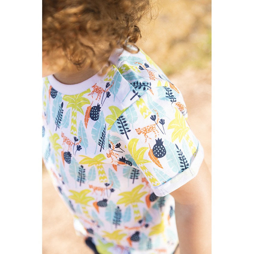 Ensemble de plage t-shirt et bermuda imprimé Savane pour bébé garçon  Additional Ensemble de plage t-shirt et bermuda imprimé Savane pour bébé garçon