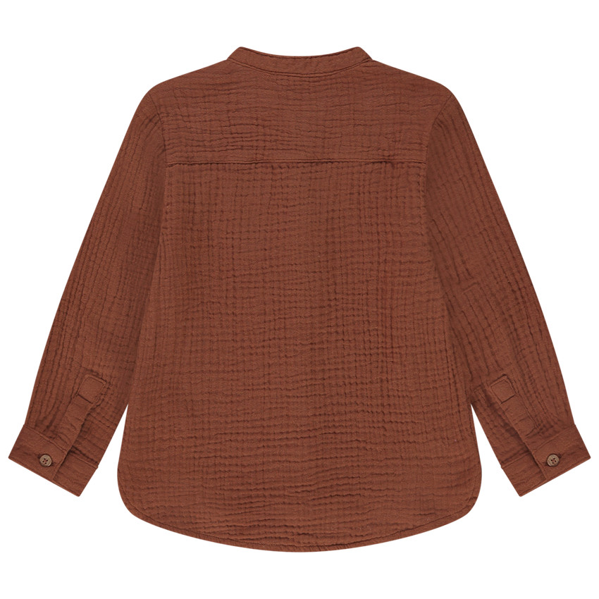 Chemise manches longues en tetra pour bébé garçon 