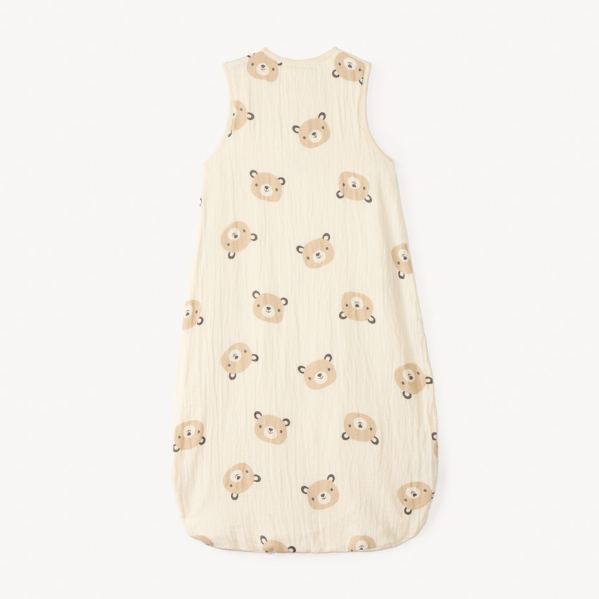 Saco de dormir sin mangas TOG 0,5 con estampado de oso para bebé niño 