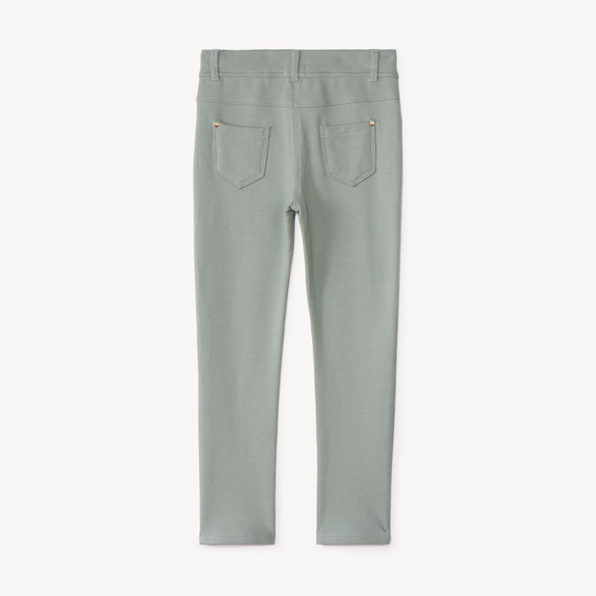 Pantalón skinny de felpa lisa para niña 