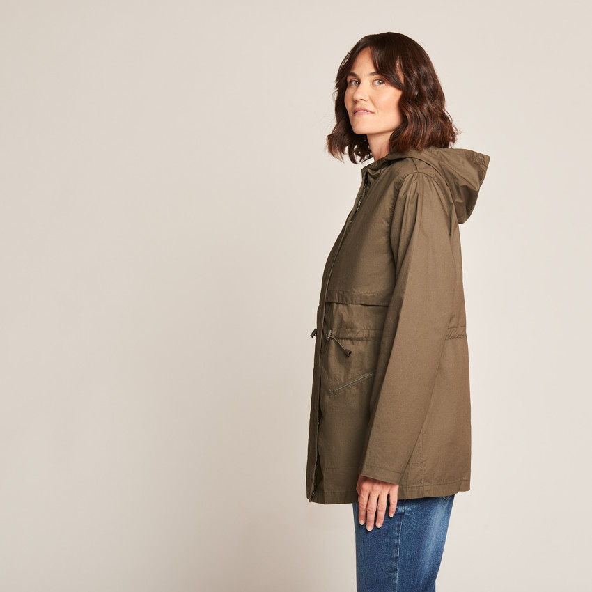 Parka de maternidad evolutiva con capucha 