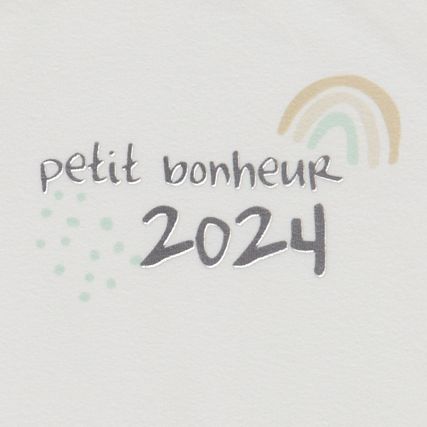 Conjunto de nacimiento 3 piezas estampado arcoíris para bebé 