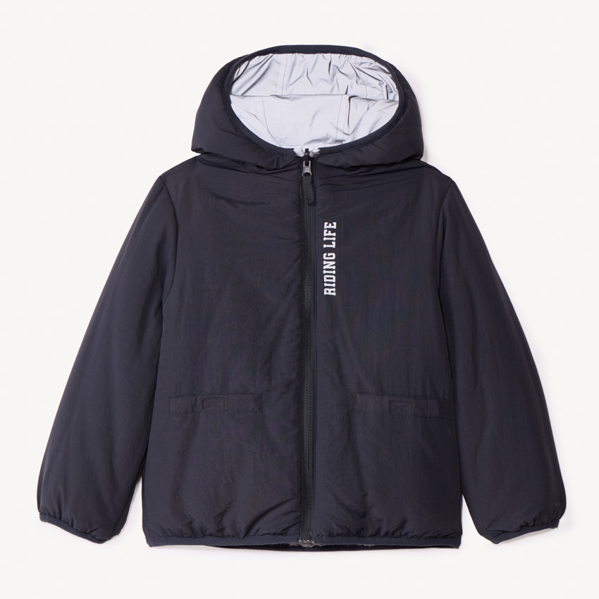 Cortavientos reversible reflectante para niño 