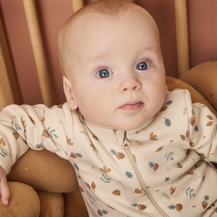 Pack de 2 peleles zippados y contrecollados para bebé niño 