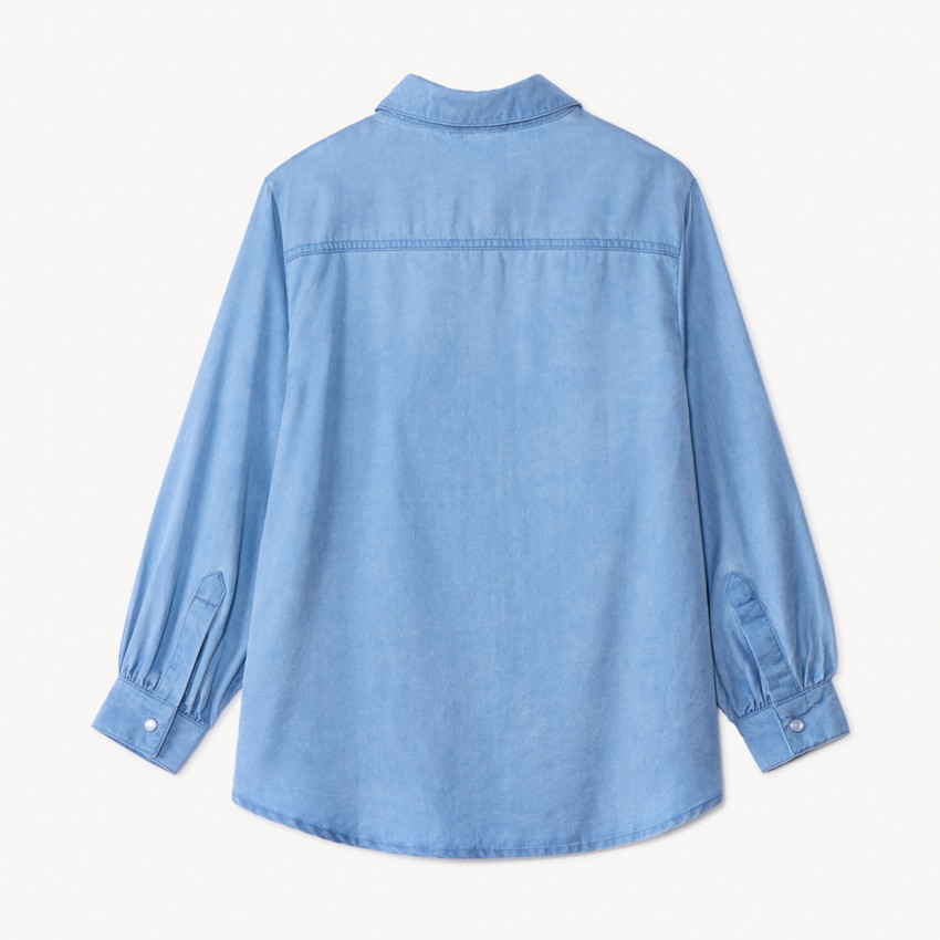 Chemise manches longues style western pour fille 