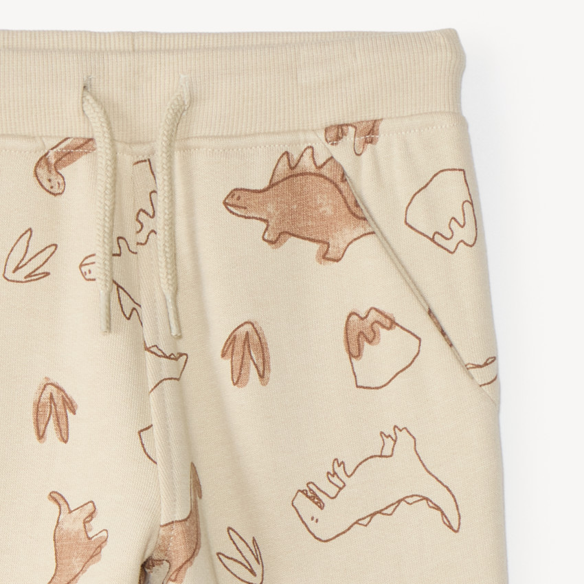 Pantalón de chándal para bebé con estampado de dinosaurios 