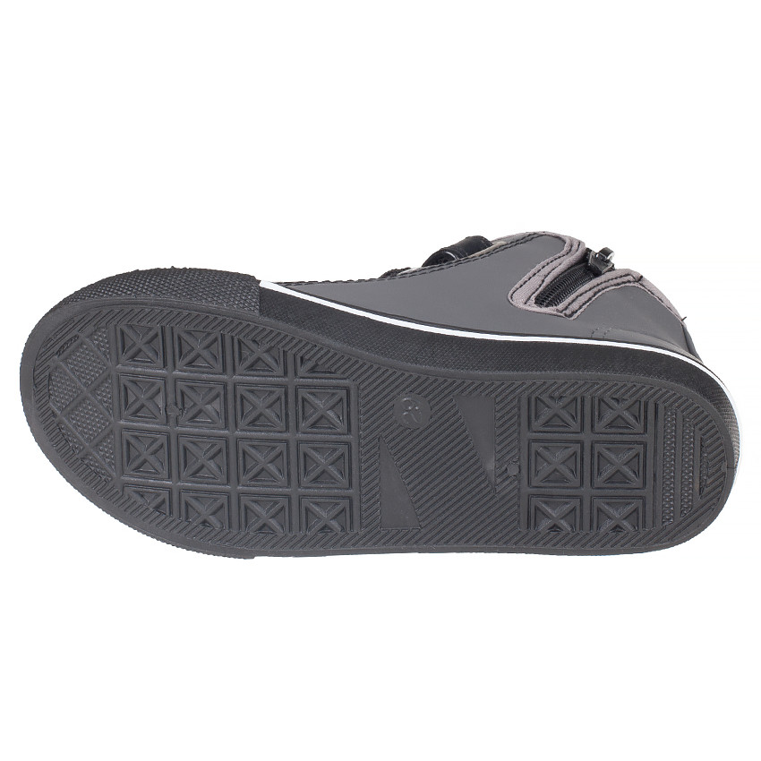 Zapatillas de deporte de caña alta con cordones con velcro Disney con impreso Cars 