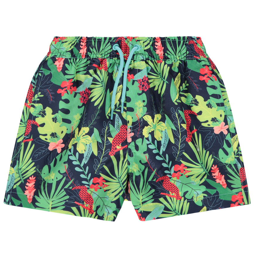 Short de baño estampado tropical  Additional Short de baño estampado tropical