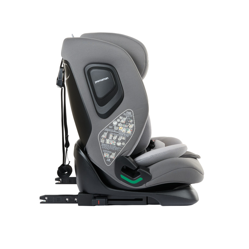 Silla de auto Isofix y i-Size 76-150 cm P-Way gris 