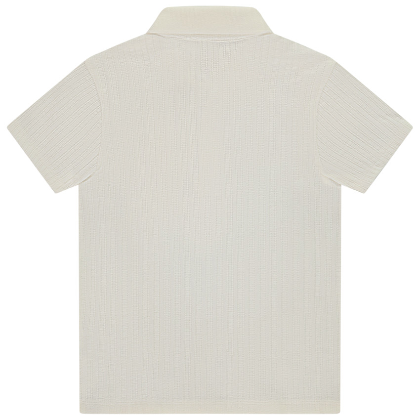 Polo de manga corta de jersey para niño 