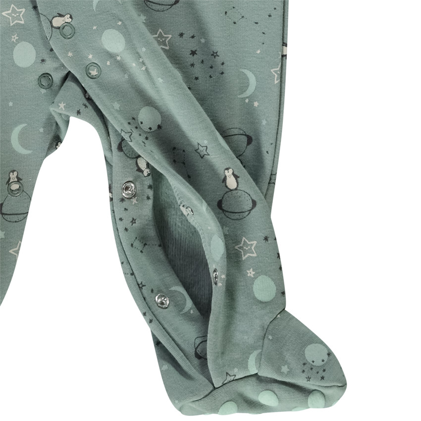 Dors-bien imprimé planètes pour bébé garçon avec ouvertures différentes selon l'âge 