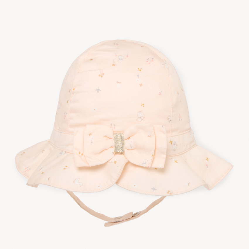 Charlotte con estampado fantasía y lazo para niña bebé 