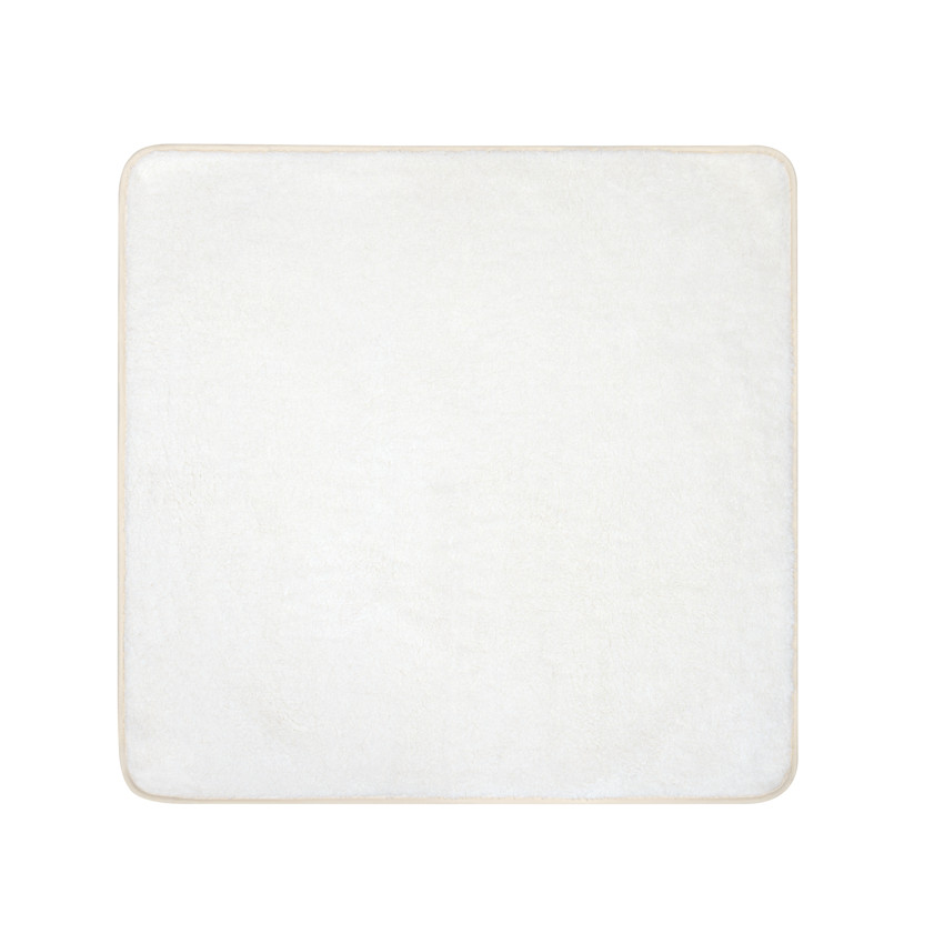 Couverture bi-matière 80 x 80 cm imprimé moutons La Vie à la Ferme beige  Additional Couverture bi-matière 80 x 80 cm imprimé moutons La Vie à la Ferme beige