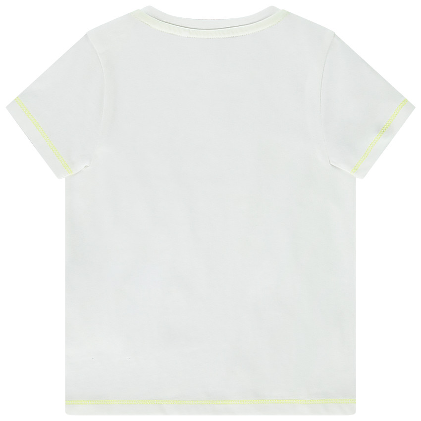 Camiseta manga corta print palmera/ jirafa 