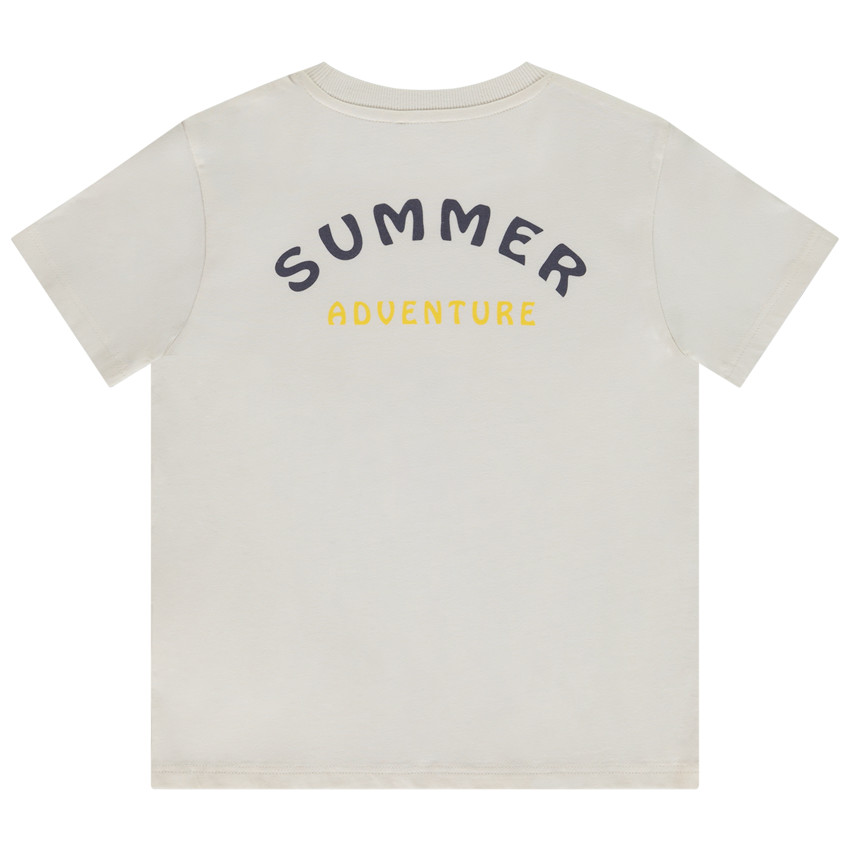 Camiseta manga corta print leopardo para niño 